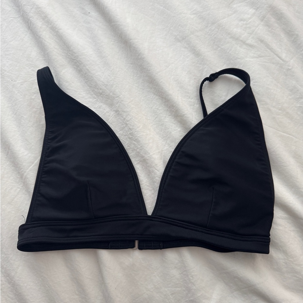 Abercrombie and Fitch Black Triangle Bikini Top